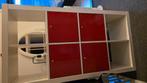 4x Kallax inzet DEURTJES Rood HOOGGLANS Ikea, Ophalen, Zo goed als nieuw, Vierkant, Hout
