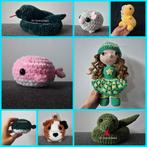 Gehaakte dieren/pop voor materiaalkosten, knuffel, decoratie, Ophalen of Verzenden, Nieuw, Haken