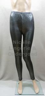 Legging Zwart Metallic One Size (007), Legging, Zwart, Nieuw, Ophalen of Verzenden