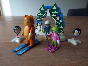 Playmobil Skischooltje - 9282 COMPLEET  beschikbaar voor biedingen