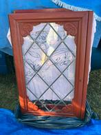 Glas in lood raam, Doe-het-zelf en Verbouw, Glas en Ramen, Ophalen, Zo goed als nieuw, Glas in lood, Minder dan 80 cm