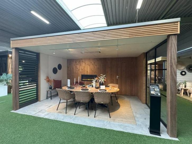 overkapping showmodel, Tuin en Terras, Overkappingen, Zo goed als nieuw, Veranda, Ophalen