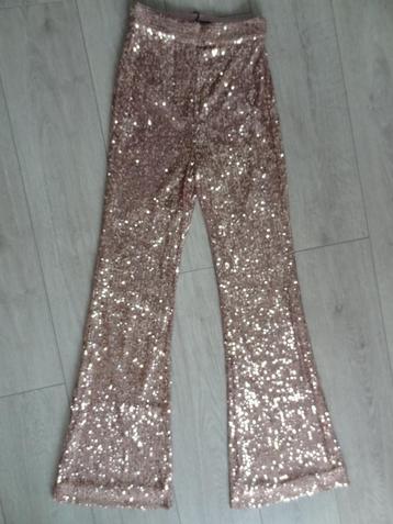 NIEUW! Guess Moonlight Broek Roségold Maat XS >Snelle Verzen beschikbaar voor biedingen