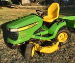John Deere X534 Zitmaaier  + aanhangwagen, Ophalen, Gebruikt, Mulchfunctie, Benzine-grasmaaier