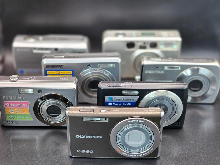 7 Ongeteste camera's, Audio, Tv en Foto, Fotocamera's Digitaal, Gebruikt, Compact, Overige Merken, Minder dan 4 keer, Ophalen of Verzenden