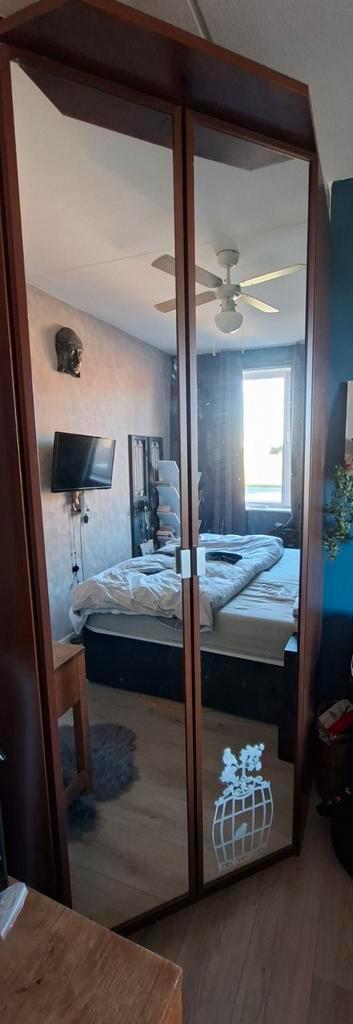 Grote hoek kledingkast, Huis en Inrichting, Kasten | Kledingkasten, Gebruikt, 200 cm of meer, 100 tot 150 cm, 75 cm of meer, Met deur(en)