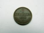 Duitse Staten - OLDENBURG.  1 Schwaren - 1858 B, Verzenden, Duitsland, Losse munt