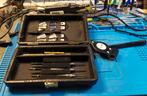 Vintage Dart DARTPIJLEN set in harde koffer, Ophalen of Verzenden, Gebruikt, Pijlen