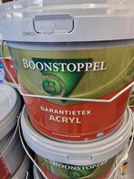 Boonstoppel garantie tex acryllatex wit 5 liter €49,95, Wit, Nieuw, Ophalen of Verzenden, Verf