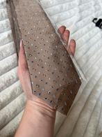 Stropdas bruin beige L, Ophalen of Verzenden, Zo goed als nieuw, Beige