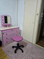 Kamer meisje bed kast gordijnen tapijt, Ophalen, Gebruikt, Eenpersoons