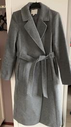 Dames lange winterjas grijs H&M maat 34, Ophalen of Verzenden, Gedragen, Maat 34 (XS) of kleiner, Grijs