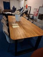 Leuke aanbieding mango tafel verjongt massief 240x100cm, Ophalen, Mango, 50 tot 100 cm, Vijf personen of meer