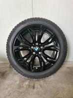 18' BMW X1 F48 X2 F39 Styling 566 Zwart met winterbanden, Ophalen, 18 inch, Banden en Velgen, Winterbanden