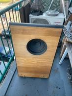 Philips ad 9710 breedbander in zelfgemaakt open baffle, Audio, Tv en Foto, Luidsprekers, Ophalen, Philips, Zo goed als nieuw, Minder dan 60 watt