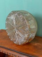 Vintage Champagne Plafonnière | Hollywood Regency Glas Goud, Ophalen, Gebruikt, Glas, Art Deco Jugendstil Midcentury Boho Hotel Chic