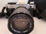 Canon AE-1 program Camera met een 135mm Canon Lens FD 1:3,, Spiegelreflex, Canon, Gebruikt, Ophalen of Verzenden