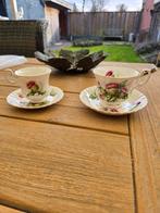 royal albert highland thistle 2 x kop en schotel, Antiek en Kunst, Antiek | Porselein, Ophalen of Verzenden