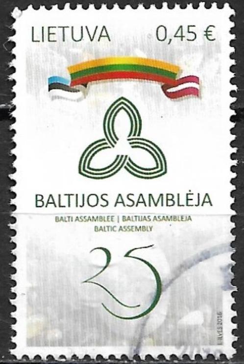 Litouwen 2016 mi.1230 BALTISCHE ASSEMBLEE 25 JAAR, Postzegels en Munten, Postzegels | Europa | Overig, Gestempeld, Overige landen