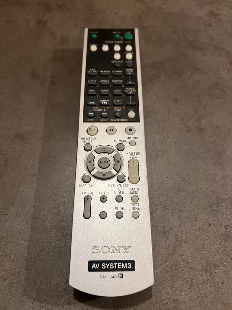Sony afstandsbediening RM-U40, Ophalen of Verzenden, Zo goed als nieuw