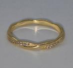 Vergulde zilveren ring 925 - Maat 19, Verzenden, 19 tot 20, Nieuw, Dame