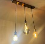 Hanglamp met drie lampen, Ophalen, Gebruikt, Glas, Minder dan 50 cm