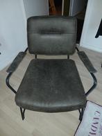 Grijze luie stoel - gratis af te halen, Huis en Inrichting, Stoelen, Ophalen, Gebruikt, Metaal, Eén