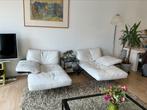 Set van 2 design loungestoelen, B&B Italia, wit leer, Ophalen, Gebruikt, Eenpersoons, Leer