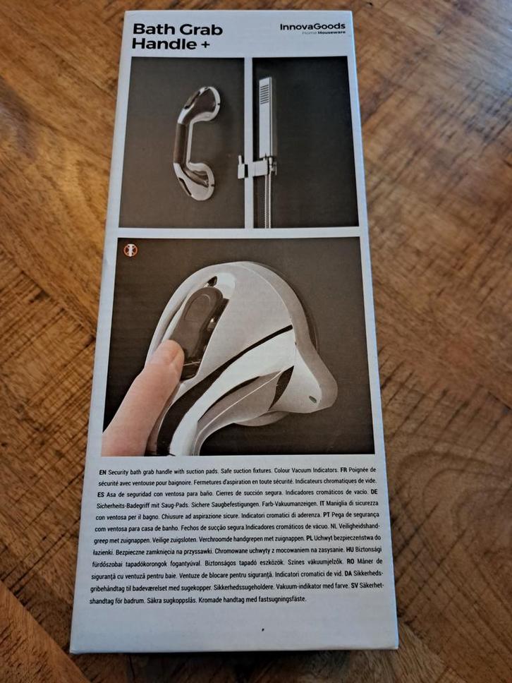 Badkamer Handgreep met Zuignappen, Huis en Inrichting, Badkamer | Badkamermeubels, Nieuw, Overige typen, Minder dan 100 cm, Minder dan 50 cm