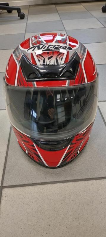 Nieuwe NITRO Integraalhelm Maat M Rood