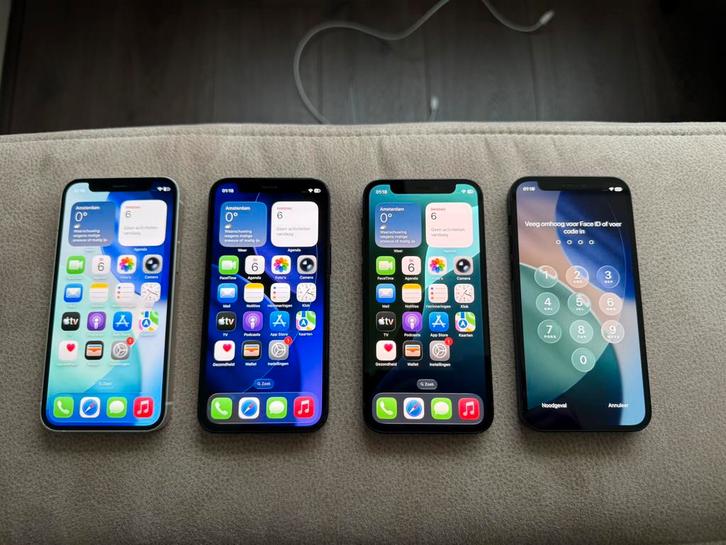 4 iPhone 12 mini 64GB – Diverse staat & prijzen, Telecommunicatie, Mobiele telefoons | Apple iPhone, Zo goed als nieuw, 64 GB