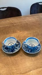 2 theekopjes Lange Lijs, Antiek en Kunst, Antiek | Servies los, Verzenden