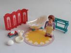 playmobil, Meisje met bad en kamerscherm, Ophalen of Verzenden, Gebruikt
