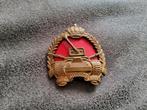 Militaria insigne tank divisie Belgisch, Verzamelen, Ophalen of Verzenden, Landmacht, Overige gebieden, Embleem of Badge