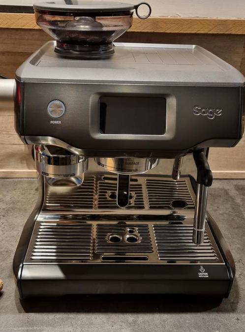 Zgan Sage the Oracle black stainless steel, Witgoed en Apparatuur, Koffiezetapparaten, Zo goed als nieuw, Espresso apparaat, Ophalen of Verzenden