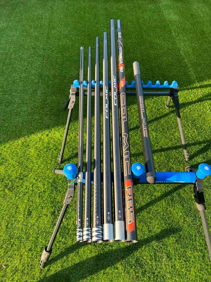 colmic atomica k40 11.50 meter, Watersport en Boten, Hengelsport | Witvissen, Zo goed als nieuw, Vaste hengel, Ophalen