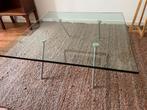 Beek collectie tafel glas ( koopje), Huis en Inrichting, Ophalen, 50 tot 100 cm, Vierkant, 50 tot 100 cm
