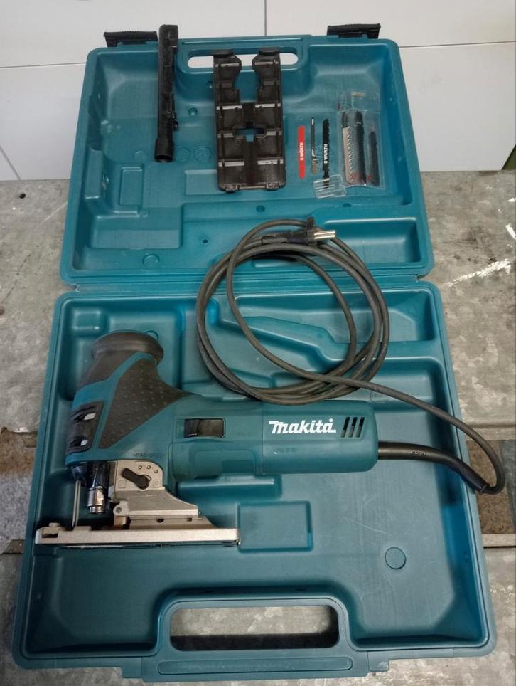 Makita 4351T decoupeerzaag, Doe-het-zelf en Verbouw, Gereedschap | Zaagmachines, Zo goed als nieuw, Decoupeerzaag, Minder dan 600 watt