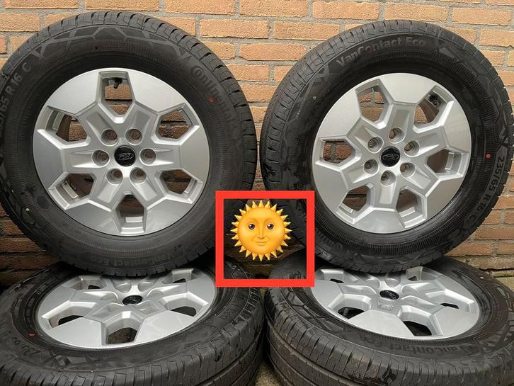 NIEUWE orig Ford transit Continental zomerset 6x120 TPMS, Auto-onderdelen, Banden en Velgen, Banden en Velgen, Zomerbanden, 16 inch