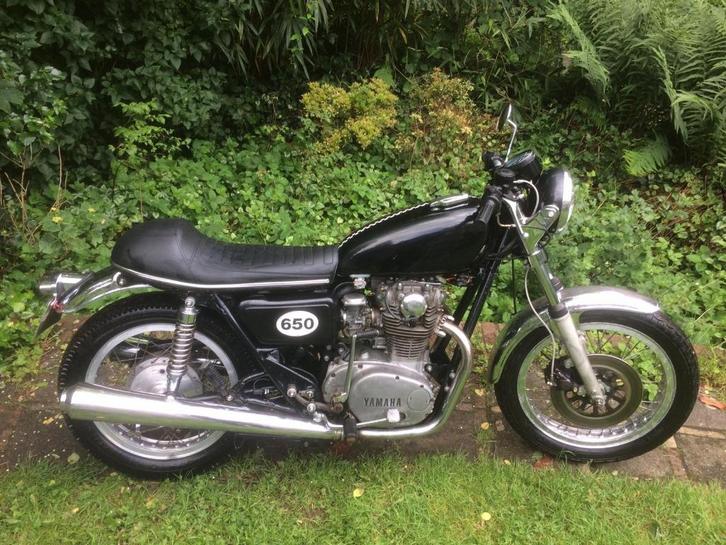 Yamaha XS 650 (1977) oldtimer caferacer, Motoren, Motoren | Oldtimers, Overig, meer dan 35 kW, 2 cilinders, Ophalen
