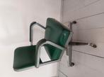 Industrial design: US bureaustoel, 1960, staal, groen grijs, Huis en Inrichting, Bureaustoelen, Ophalen, Zo goed als nieuw, Zwart