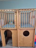 kinderbox/ hoge box / dubbele box/  tweelingbox, Ophalen, Gebruikt, Rechthoekig, Boxkleed