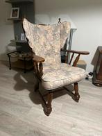 Vintage Fauteuil met Bloemmotief, Gebruikt, Minder dan 75 cm, Ophalen of Verzenden, 50 tot 75 cm