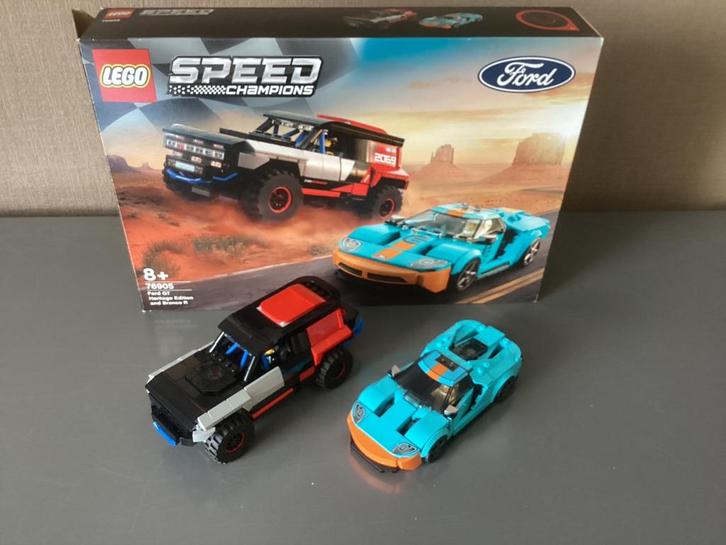 Lego Speed Champions 76905 Ford GT Heritage and Bronco R, Kinderen en Baby's, Speelgoed | Duplo en Lego, Zo goed als nieuw, Lego