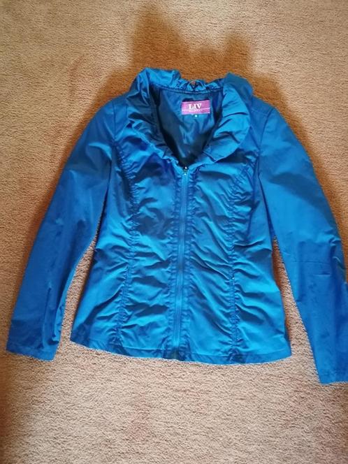 Blauw Zomerjas voor dames maat 38, Kleding | Dames, Jassen | Zomer, Zo goed als nieuw, Maat 38/40 (M), Blauw, Ophalen of Verzenden
