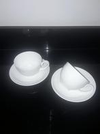 2 Wedgwood kop en schotels Solar, Verzenden, Zo goed als nieuw, Wedgwood, Kop(pen) en/of Schotel(s)