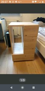 Grenen computerkastje met 3 lades, Ophalen, Gebruikt