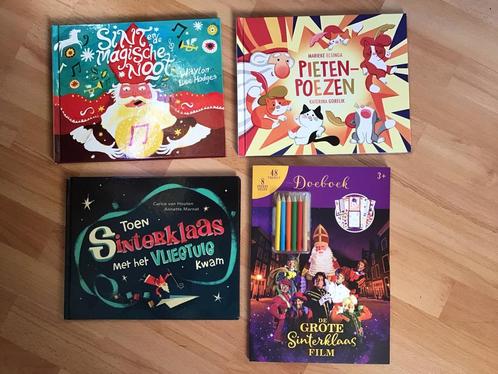 3 Sinterklaasboeken + doeboek (Pietenpoezen, Magische noot), Diversen, Sinterklaas, Nieuw, Ophalen of Verzenden