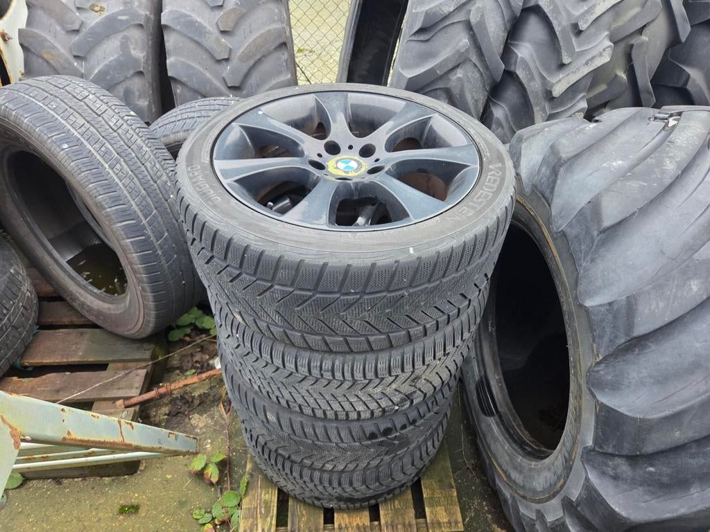 BMW E60 Velgen met Winterbanden, Ophalen, Gebruikt, 16 inch, Banden en Velgen