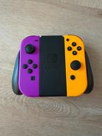 Nintendo Switch Joy-Cons - Paars/Geel + nintendo houder, Overige controllers, Ophalen of Verzenden, Zo goed als nieuw, Draadloos